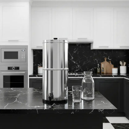 Purificateur d'Eau par Gravité en Acier Inoxydable — 5,5 L