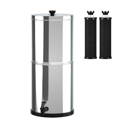 Stainless steel gravity water purifier