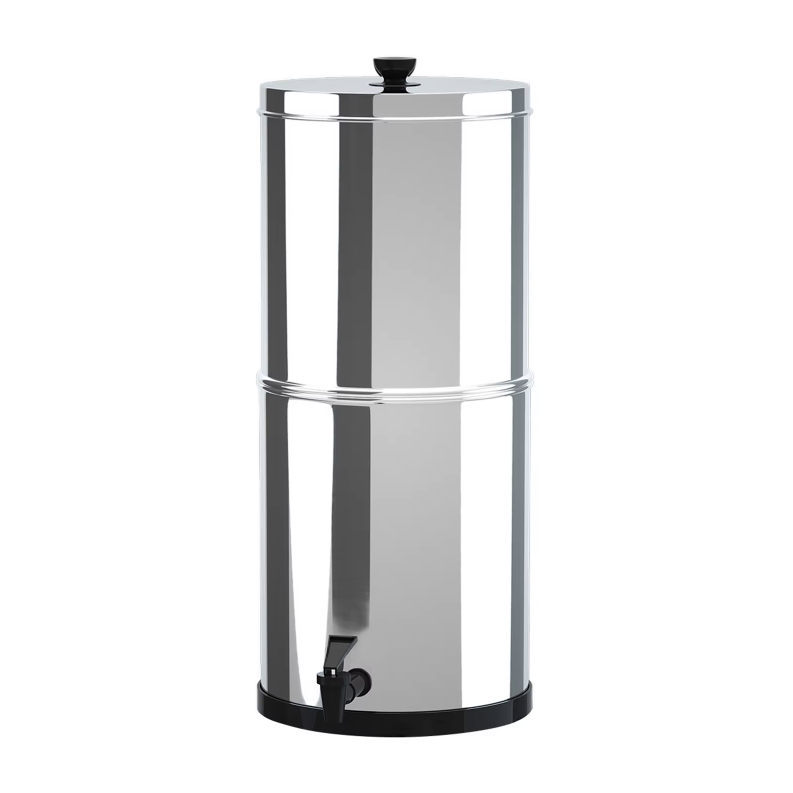 Stainless steel gravity water purifier